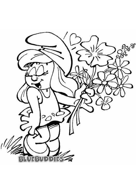 Coloring Pictures Black And White Inspirational Smurfette Coloring 525x755 Coloring Pictures Black And White Inspirational Smurfette Coloring