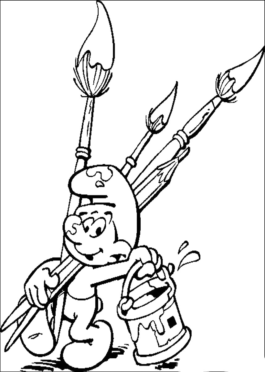 The Smurfs Coloring Pages 857x1200 The Smurfs Coloring Pages