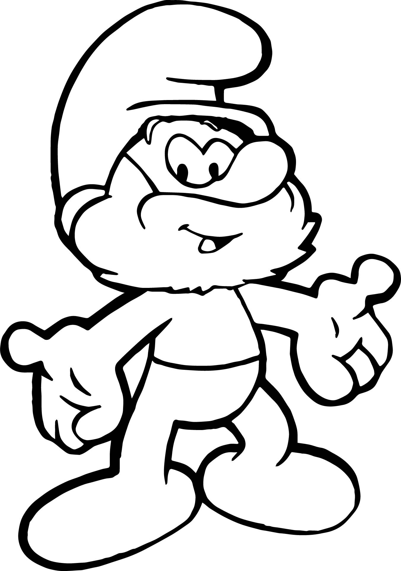 1352x1924 Smurfette Coloring Page Smurfstorm From Smurfs The Lost Village