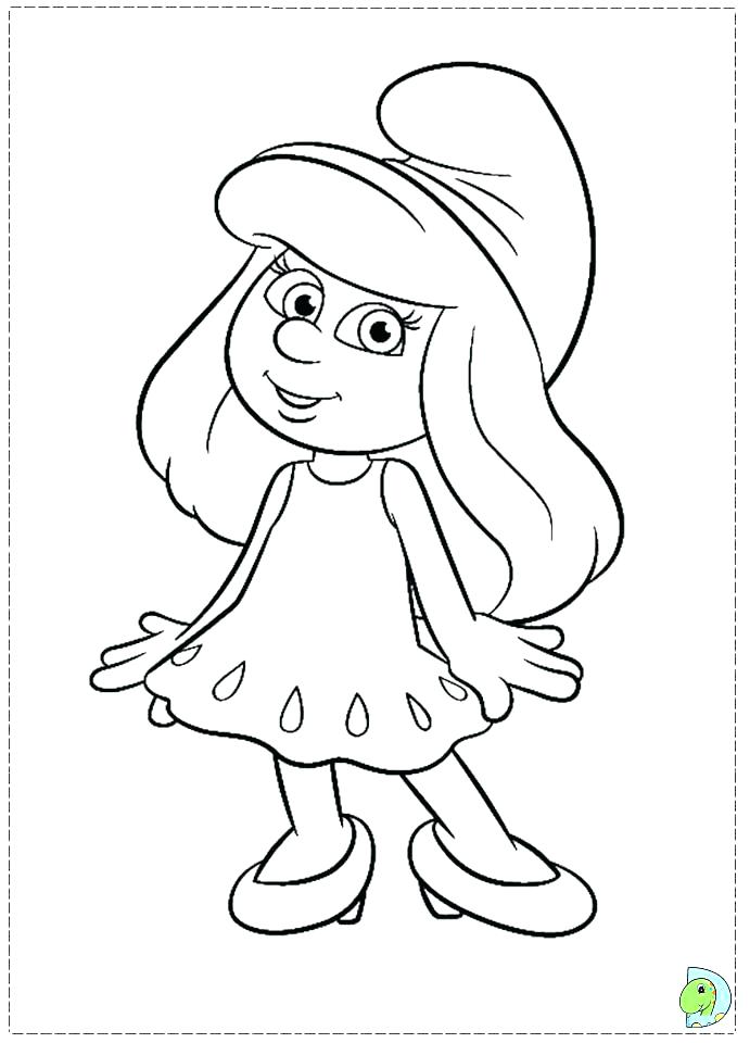 691x960 Smurfs Coloring Pages Best Smurf Coloring Pages On Free Book