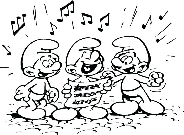 730x535 Best The Smurfs Coloring Pages Images On The Smurfs Jokey Smurf