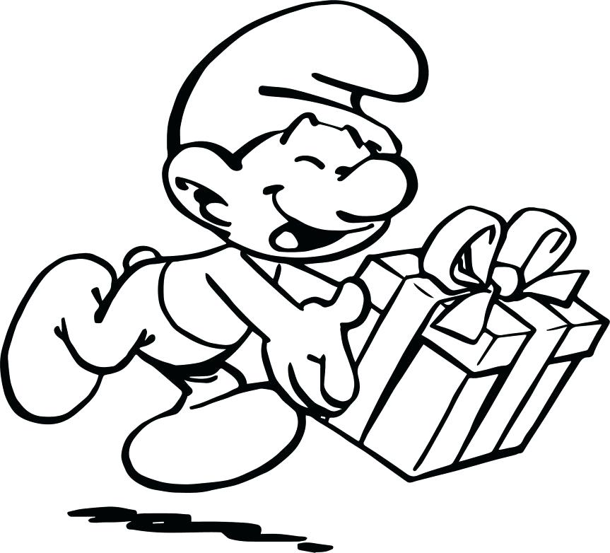 863x782 Smurf Coloring Pages The Smurfs Coloring Page Grouchy Smurf