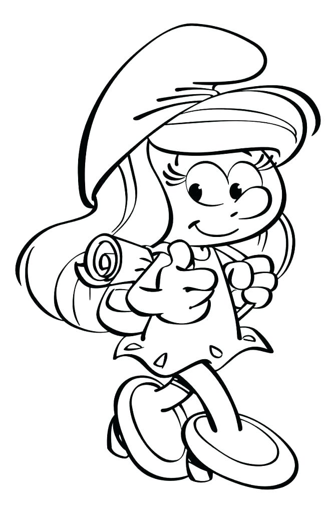 671x1024 Best The Smurfs Coloring Pages Images On The Smurfs Jokey Smurf