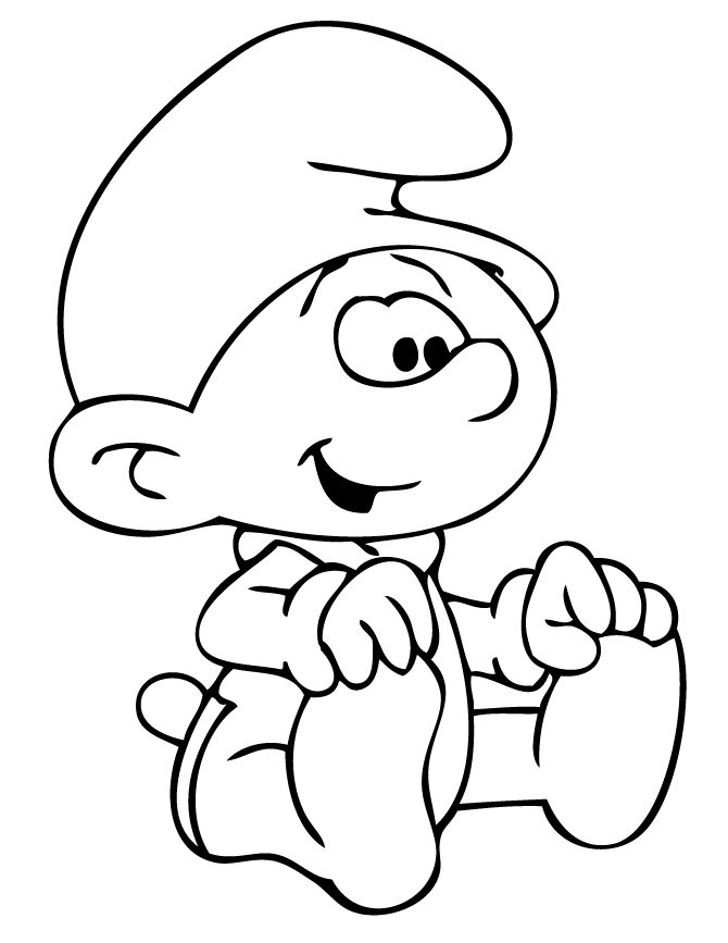 670x867 299 Best Smurfs Coloring Pages Images On
