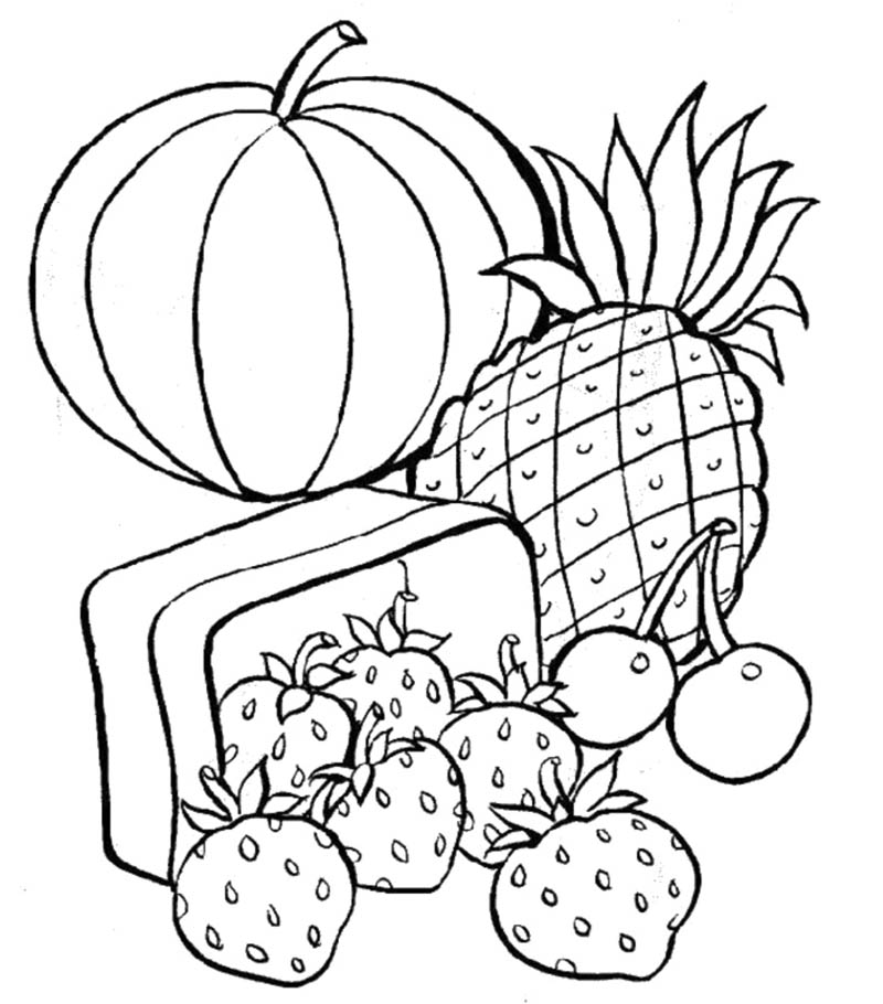 Healthy Food Coloring Pages Adult Coloring Books Craft 800x910 Healthy Food Coloring Pages Adult Coloring Books Craft