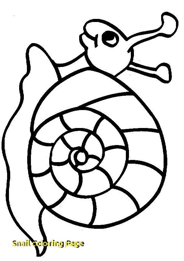 Snail Coloring Page With Snail Coloring Pages 595x842 Snail Coloring Page With Snail Coloring Pages