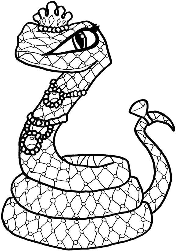 Snake Coloring Pages For Kids