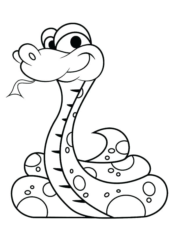 595x842 Snake Coloring Pages To Print Snake Coloring Pictures Snake
