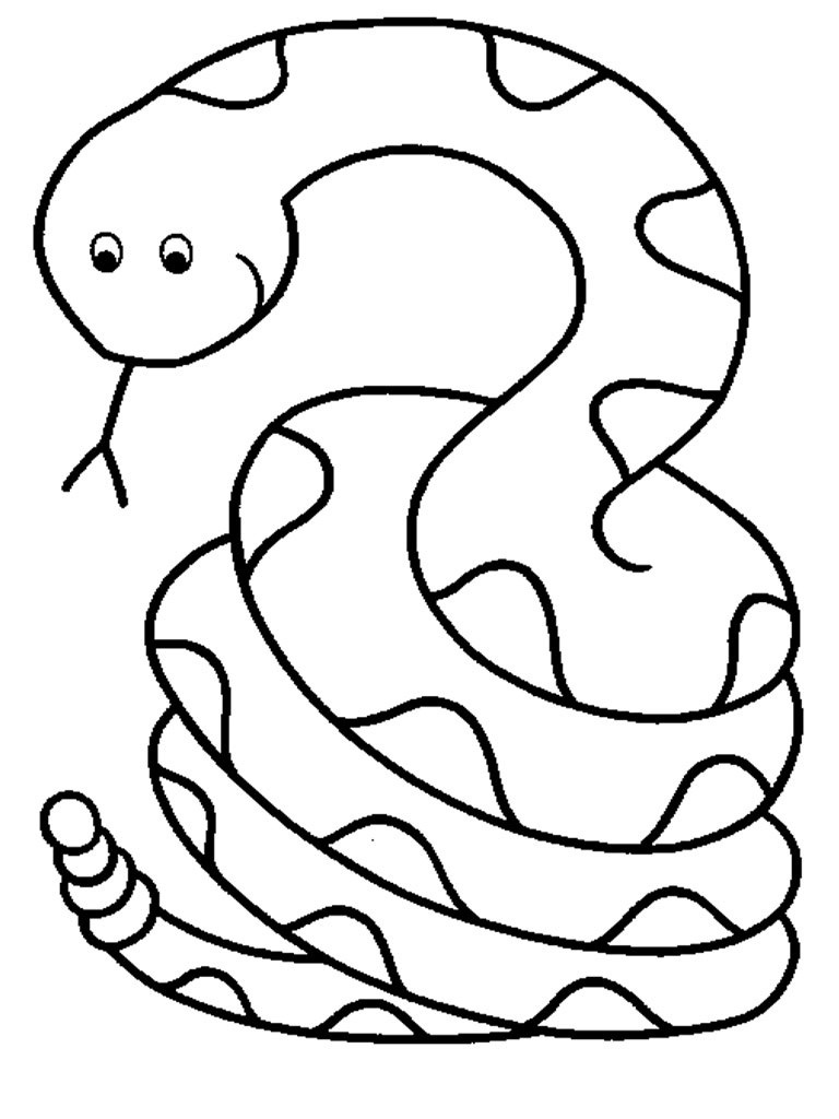 768x1024 Approved Snakes Colouring Pages Free Printable