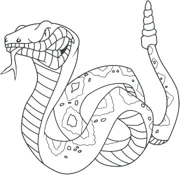 Snake Coloring Pages Printable