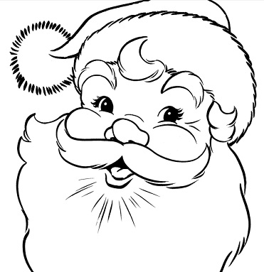 Top 5 Free Christmas Coloring Pages And Printable 371x383 Top 5 Free Christmas Coloring Pages And Printable