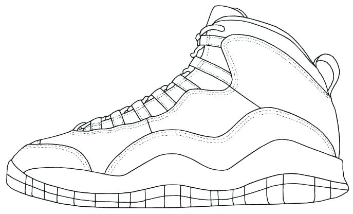 Sneaker Coloring Page High Top Sneaker Coloring Page 687x416 Sneaker Coloring Page High Top Sneaker Coloring Page