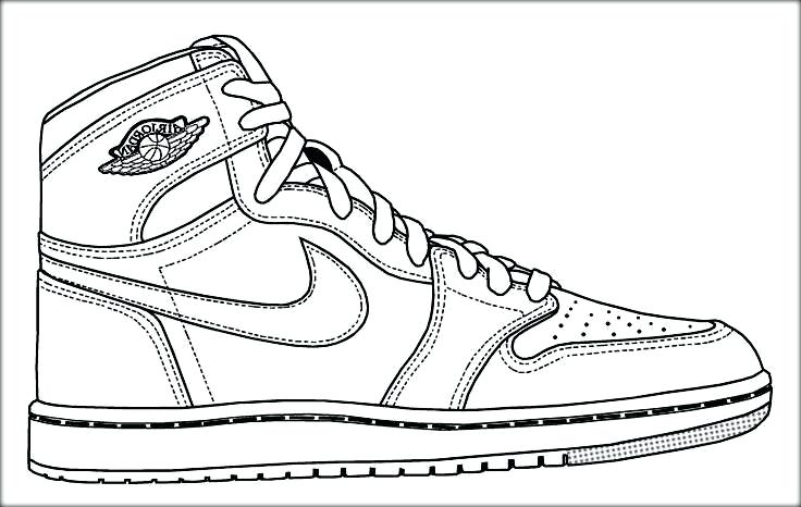 Air Jordan Coloring Pages Shoe Page Shoes Image Sneaker 736x466 Air Jordan Coloring Pages Shoe Page Shoes Image Sneaker