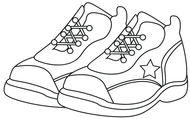 Sneaker Coloring Page at GetColorings.com | Free printable colorings ...