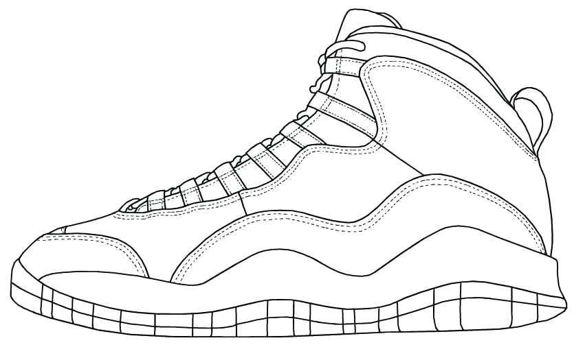 Sneaker Coloring Book 835x506 Sneaker Coloring Book