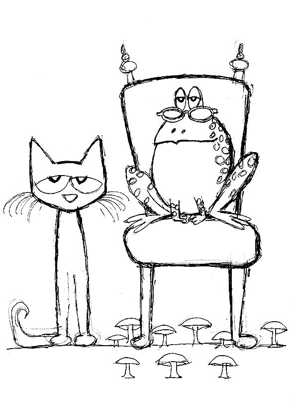 Cat Shoes Coloring Pages Pin Pete The Cat Sneaker Coloring Page 595x842 Cat Shoes Coloring Pages Pin Pete The Cat Sneaker Coloring Page