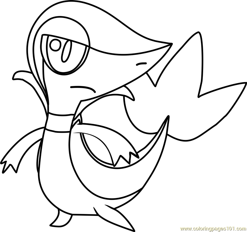Snivy Pokemon Coloring Page 800x750 Snivy Pokemon Coloring Page
