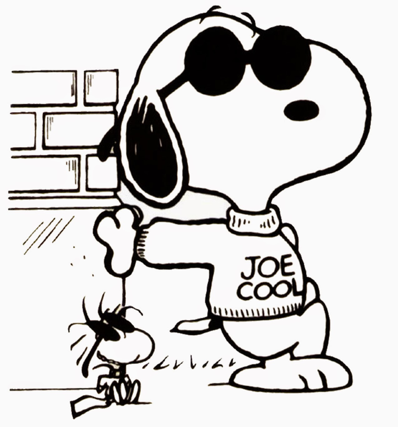 1275x1368 Snoopy Coloring Page 14