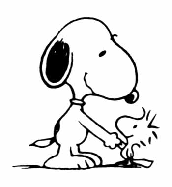 350x380 Head Clipart Snoopy Cool Snoopy And Woodstock Coloring Pages