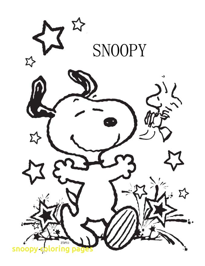 678x877 Snoopy Coloring Pages With Coloring Pages
