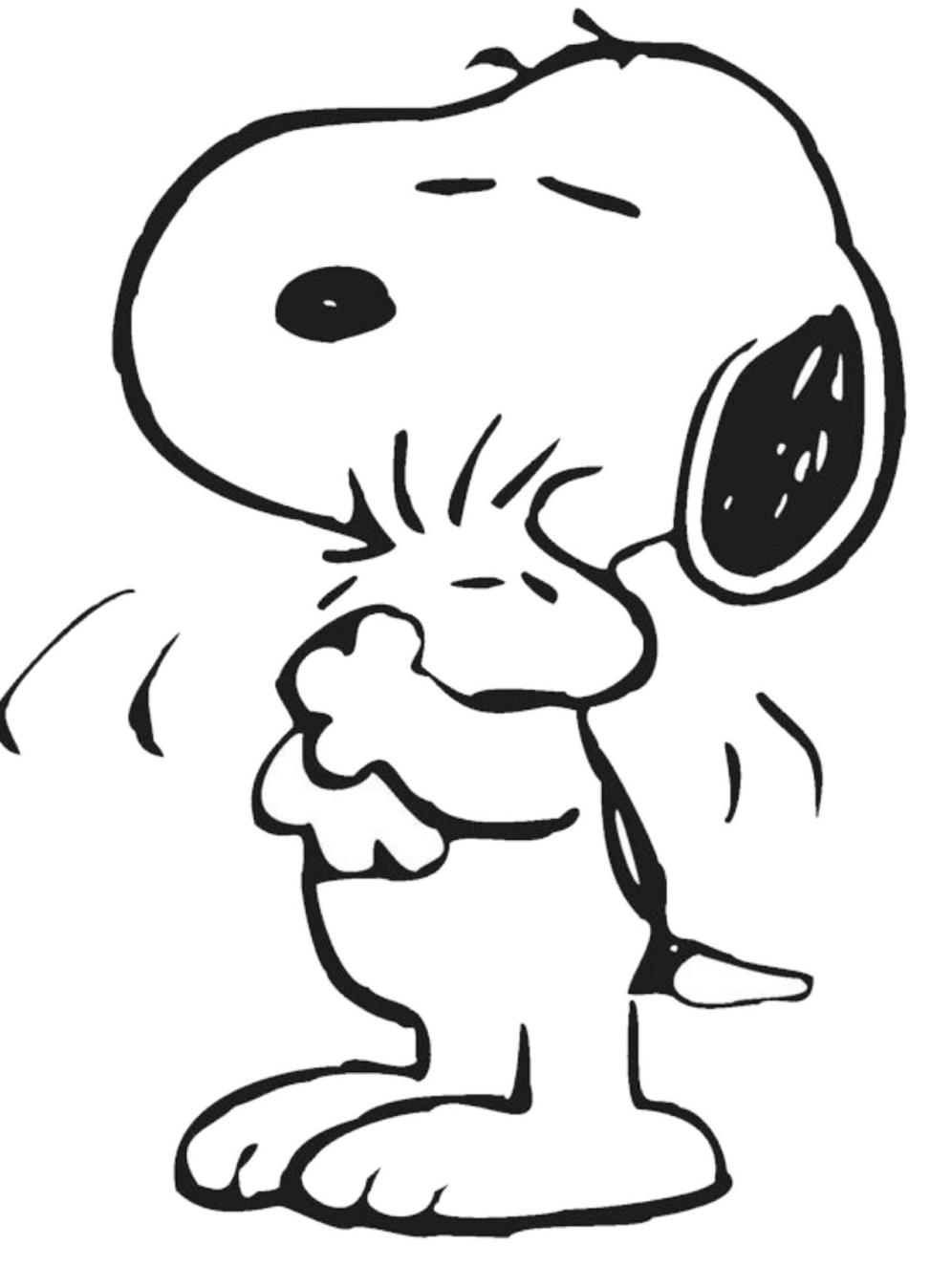 996x1325 Coloring Pages. Snoopy And Woodstock Coloring Pages