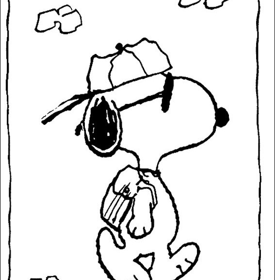 Snoopy Coloring Pages 360coloringpages 567x576 Snoopy Coloring Pages 360coloringpages