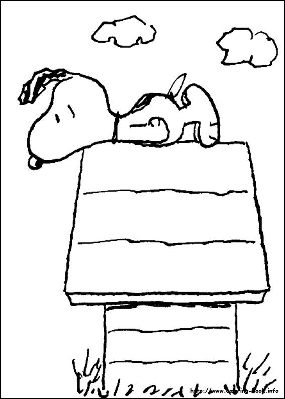Snoopy Coloring Picture 567x794 Snoopy Coloring Picture