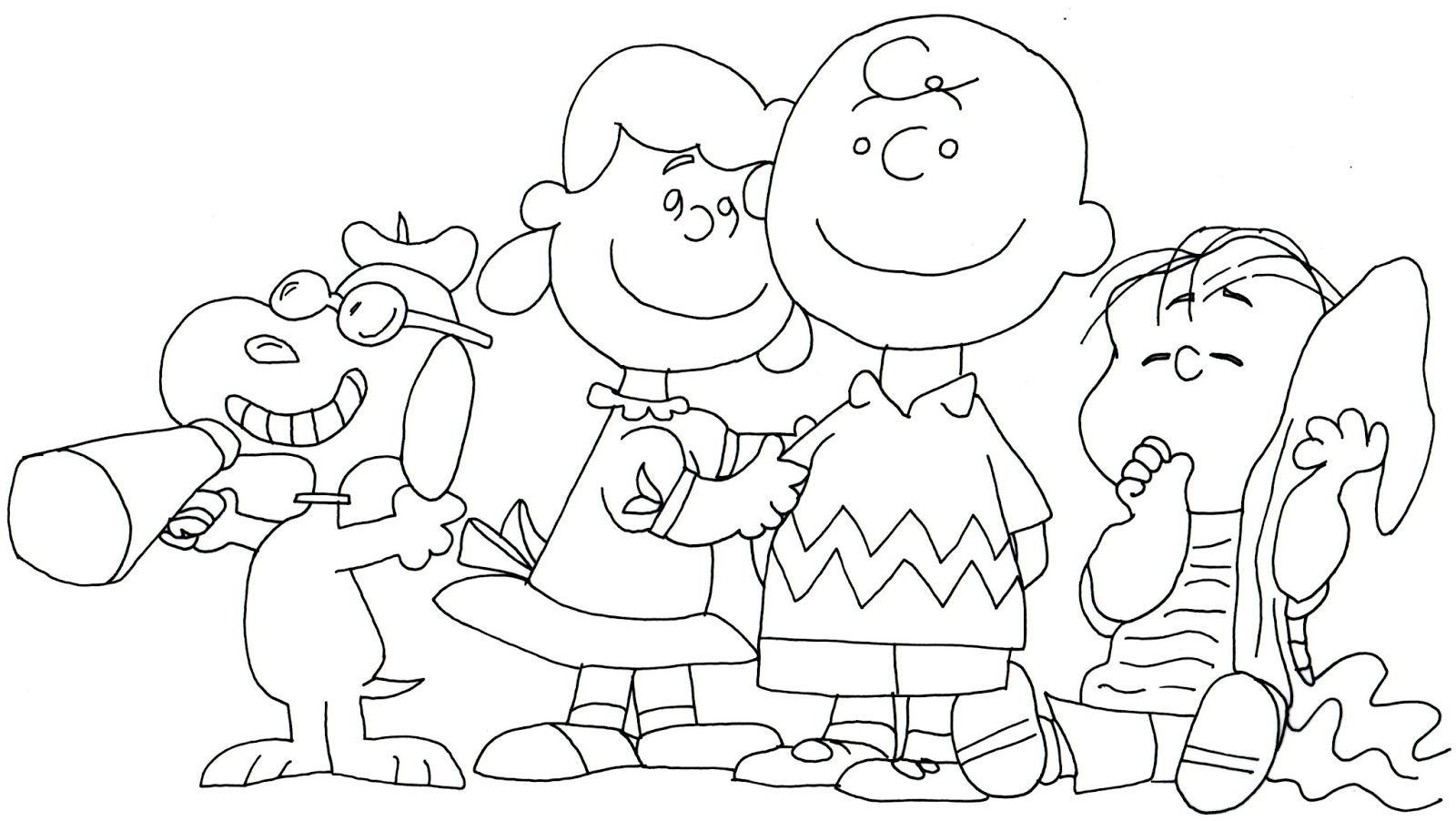 Snoopy Printable Coloring Pages at GetColorings.com | Free printable ...