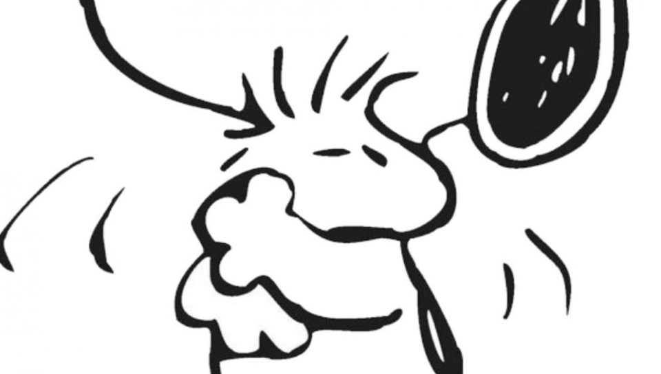 Snoopy Valentine Coloring Pages