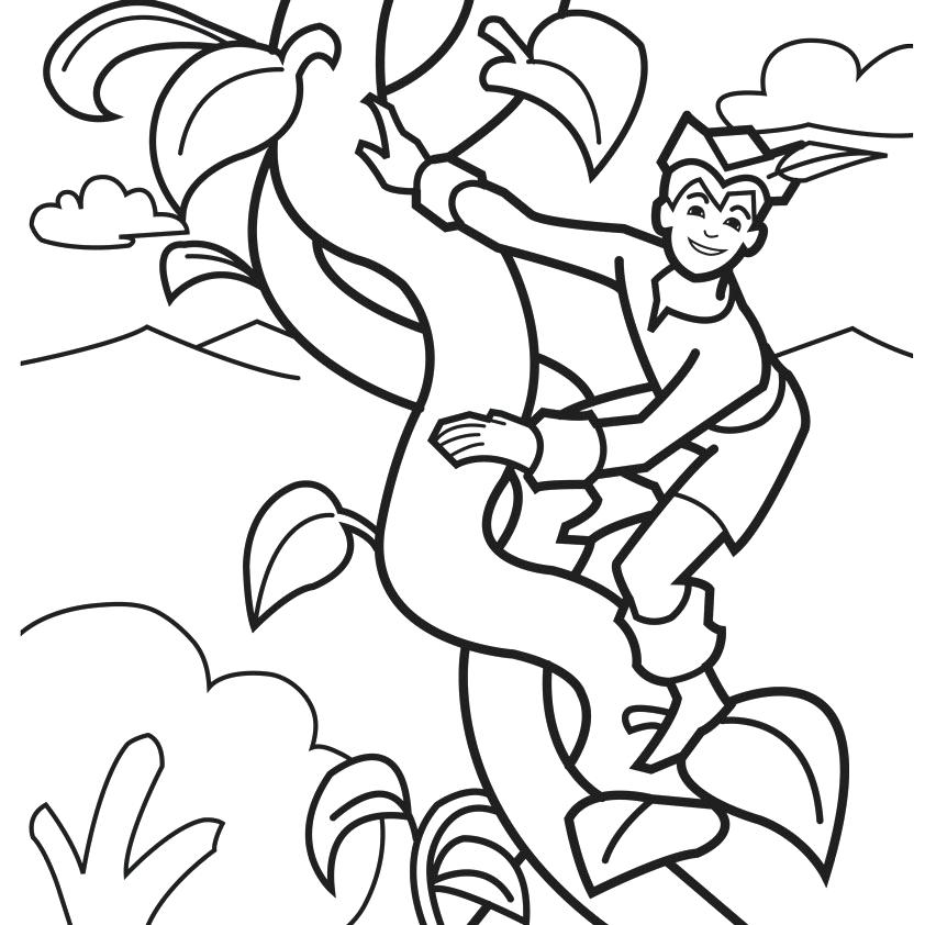 Jack And The Beanstalk Coloring Page Mickey Snorkeling Coloring 842x842 Jack And The Beanstalk Coloring Page Mickey Snorkeling Coloring