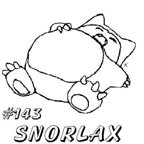 474x474 Pokemon Coloring Pages Snorlax ~