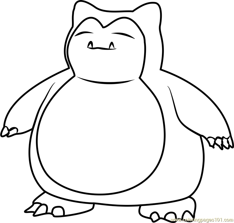 800x762 20 Snorlax Coloring Pages Collections Free Coloring Pages