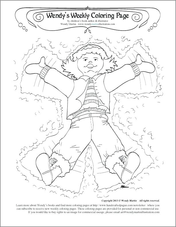 614x794 Coloring Pages Snow