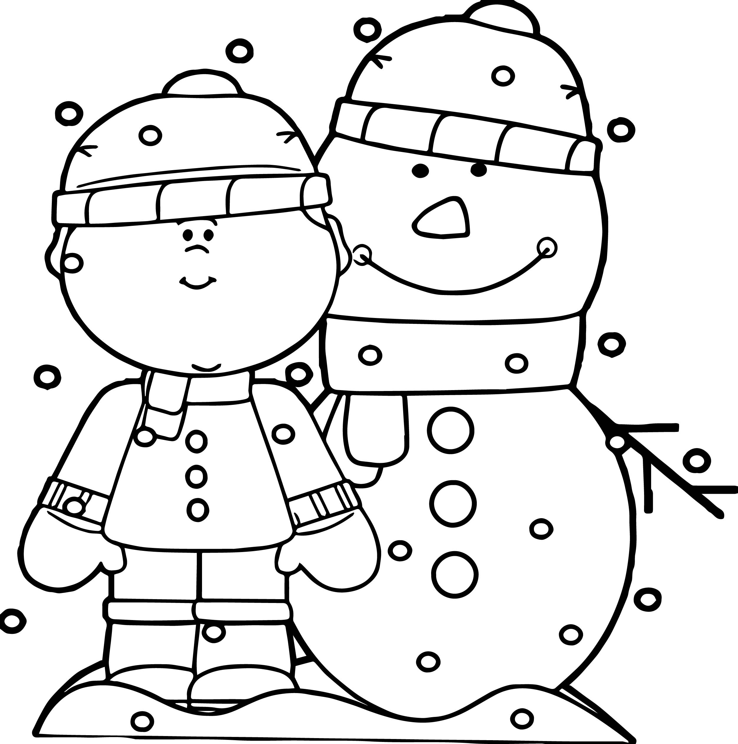 2506x2527 Snowman Coloring Pages Dltk Free Draw To Color