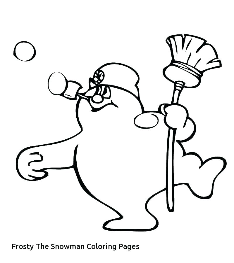 Snowman Coloring Pages Printable Frosty The Snowman Coloring Pages 800x902 Snowman Coloring Pages Printable Frosty The Snowman Coloring Pages