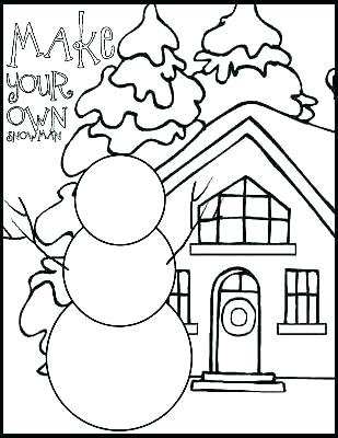 Christmas Snowman Coloring Pages 309x400 Christmas Snowman Coloring Pages