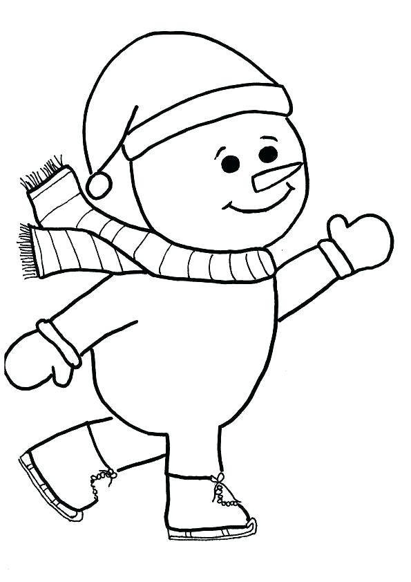 Printable Snowman Coloring Pages 595x842 Printable Snowman Coloring Pages
