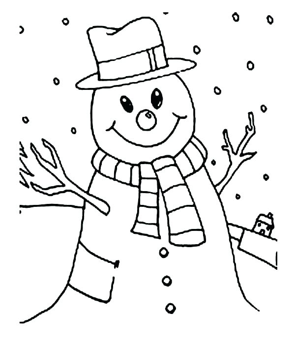 Snow Day Coloring Page at GetColorings.com | Free printable colorings ...