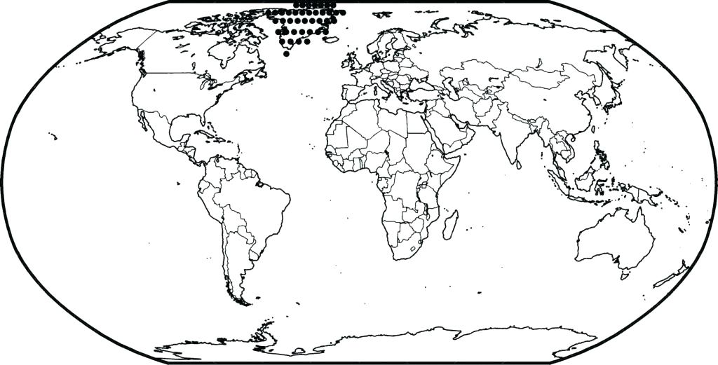 World Globe Coloring Page Globe Coloring Blank Color World Map 1024x521 World Globe Coloring Page Globe Coloring Blank Color World Map