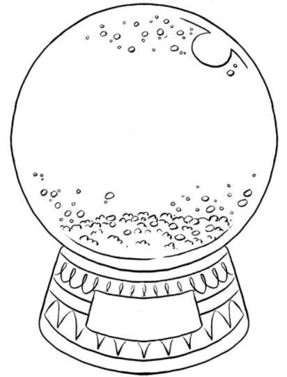 Create Your Own Snow Globe Coloring Page Dibujos Para Colorear 412x542 Create Your Own Snow Globe Coloring Page Dibujos Para Colorear