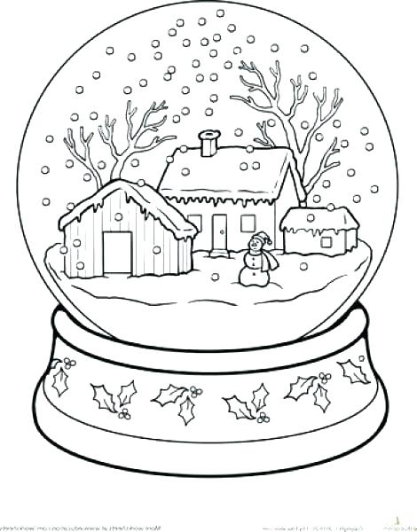 Globe Coloring Page Collection Snow Coloring Pages Snow Day Globe 470x600 Globe Coloring Page Collection Snow Coloring Pages Snow Day Globe