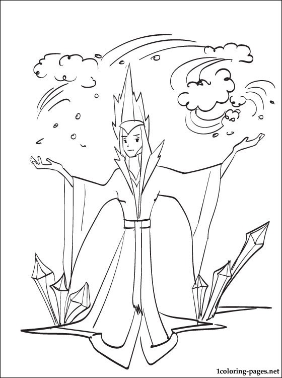 560x750 Snow Queen Coloring Pages