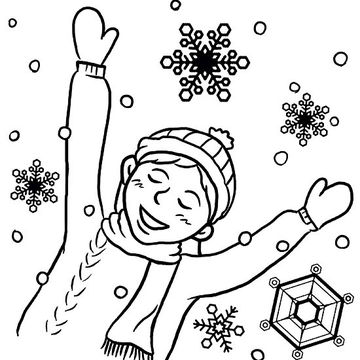 Printable Winter Coloring Pages 360x360 Printable Winter Coloring Pages