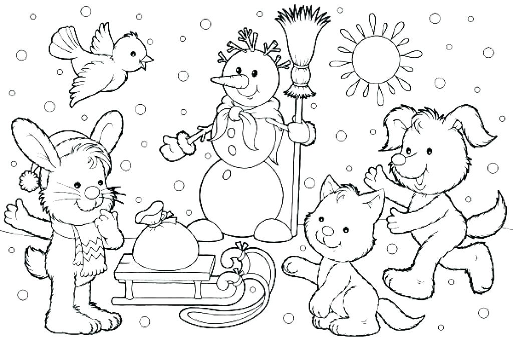 Winter Coloring Pictures Winter Colouring Pages Holiday Coloring 1024x680 Winter Coloring Pictures Winter Colouring Pages Holiday Coloring