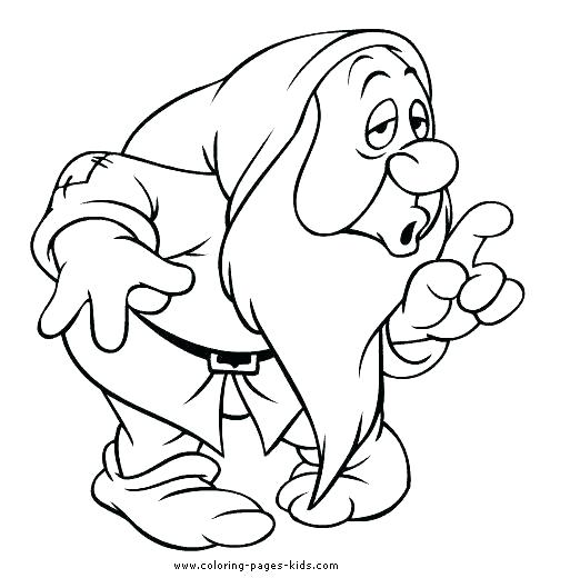 Snow White And The Seven Dwarfs Coloring Pages at GetColorings.com ...