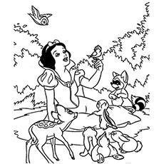 230x230 Top 20 Free Printable Snow White Coloring Pages Online