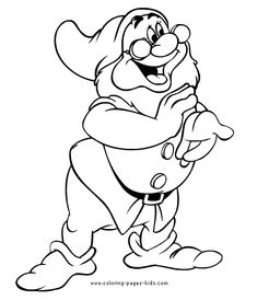 235x274 Kids Under 7 Snow White And The Seven Dwarfs Coloring Pages. Part