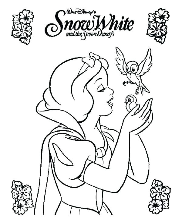 Snow White Dwarfs Coloring Pages at GetColorings.com | Free printable ...