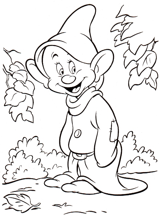 526x720 Snow White Coloring Pages Luxury 7 Dwarfs Coloring Pages Logo