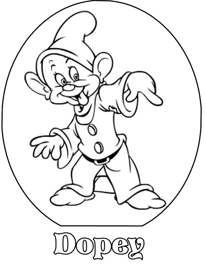 718x950 Snow White Dwarfs Coloring Pages
